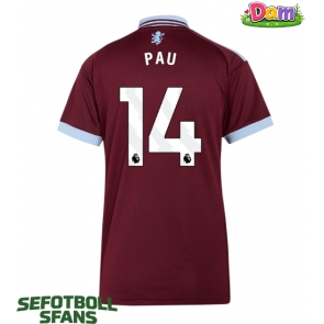 Aston Villa Pau Torres #14 Hemmatröja Kvinnor 2026-27 Kortärmad